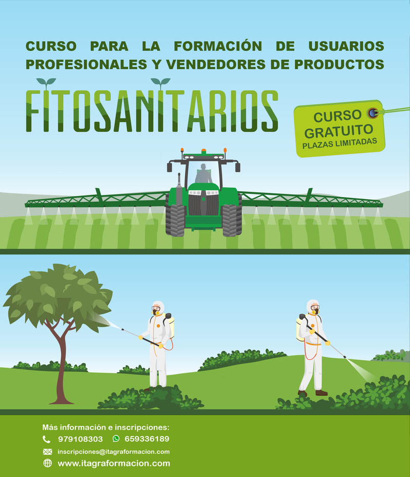 Aplicación agrícola de productos fitosanitarios en campo